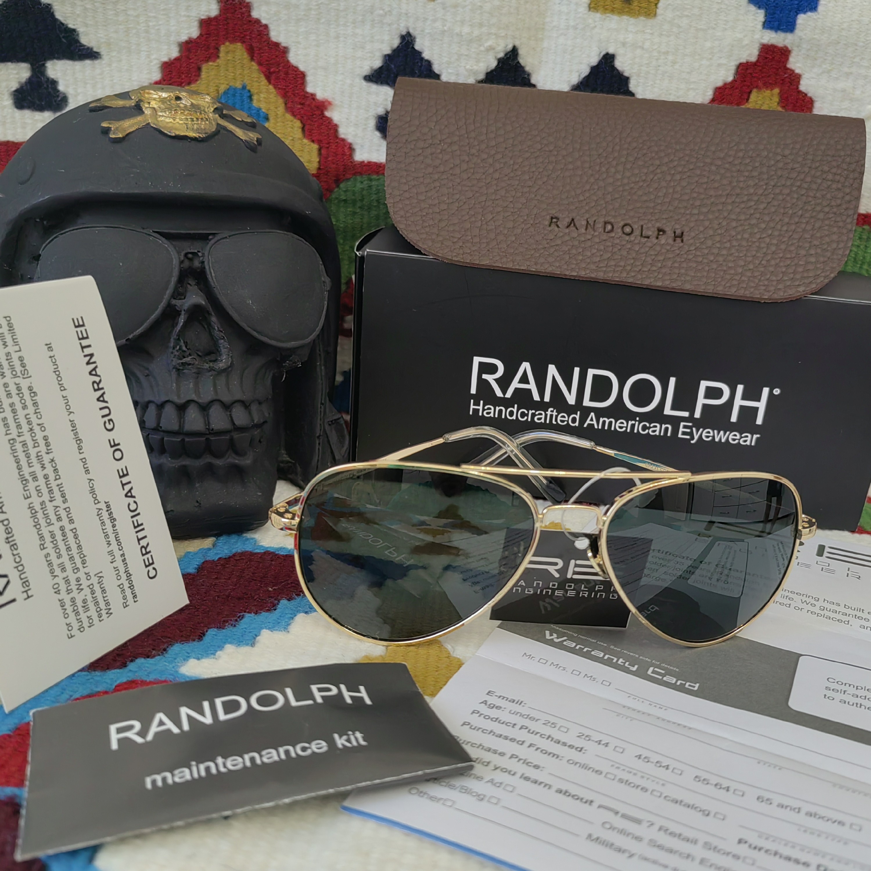 عینک ارجینال آمریکایی راندولف مدل کنکورد randolph concorde 