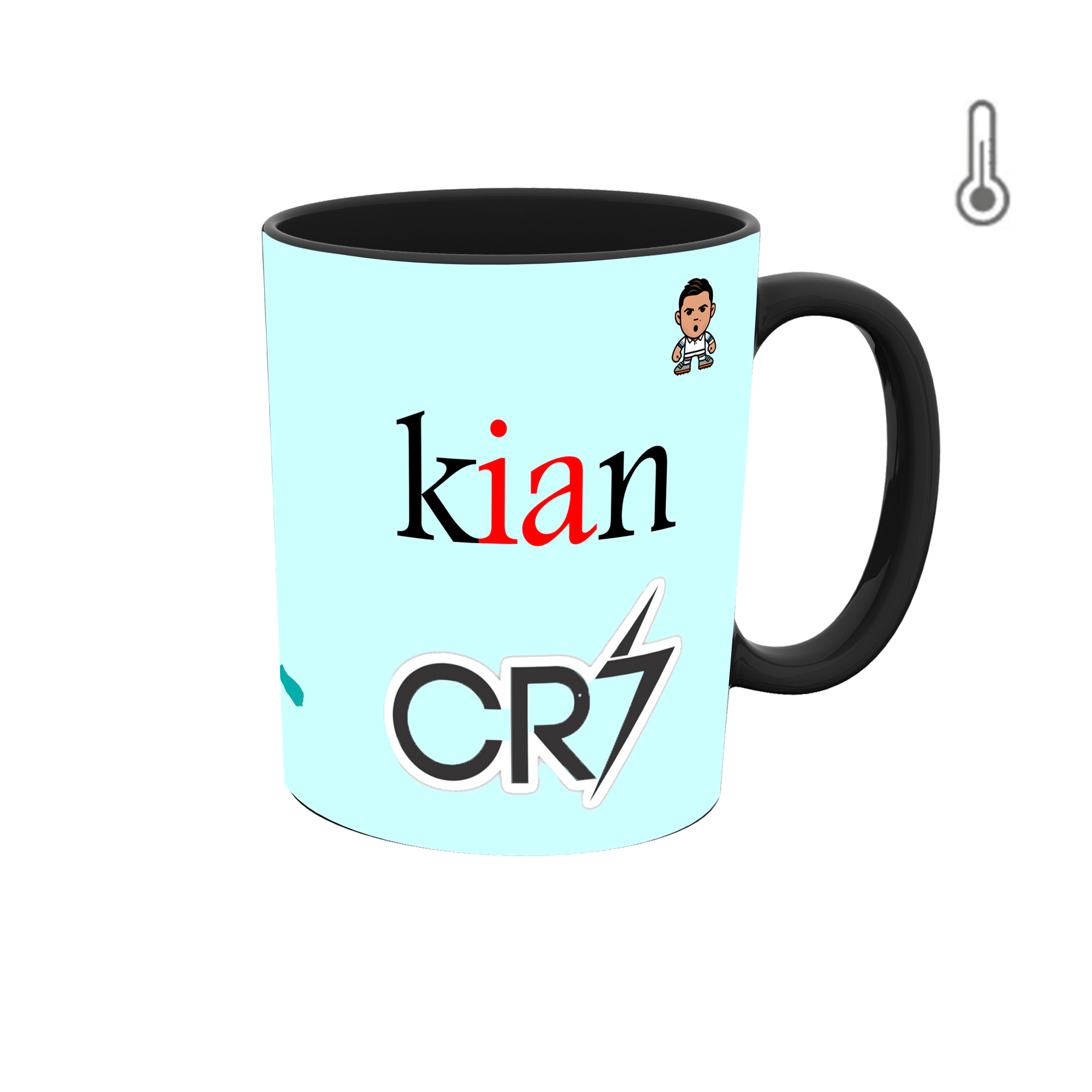 ماگ حرارتی طرح اسم کیان مدل رونالدو 