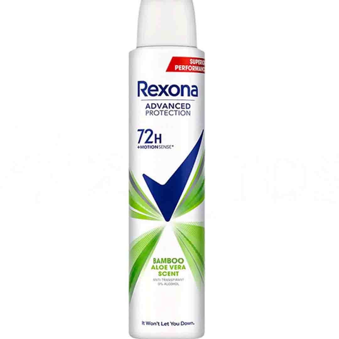 اسپری ضد تعریق 72 ساعته رکسونا 200 میلی لیتر Rexona Bamboo  Aloe Vera