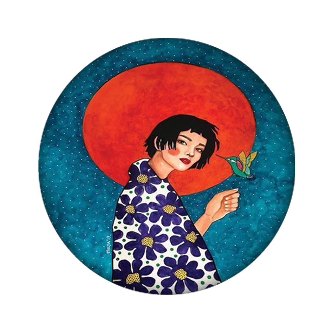 زیر لیوانی مدل دختر کد 826