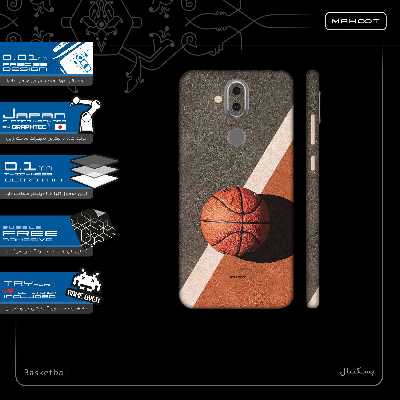 برچسب پوششی ماهوت مدل Basketball-FullSkin مناسب برای گوشی موبایل نوکیا 8.1