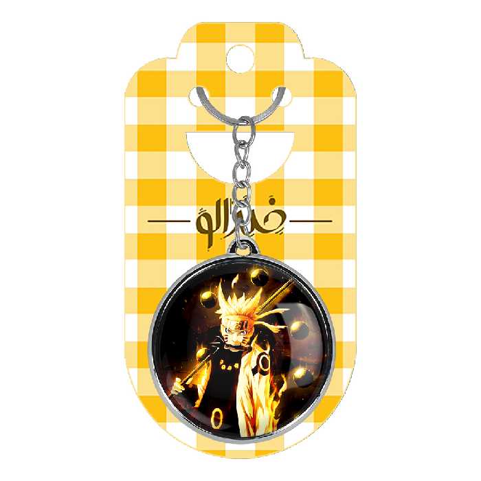 جاکلیدی خندالو طرح هاتاکه کاکاشی و ناروتو و ساسکه انیمه ناروتو مدل دوطرفه کد 1125511260