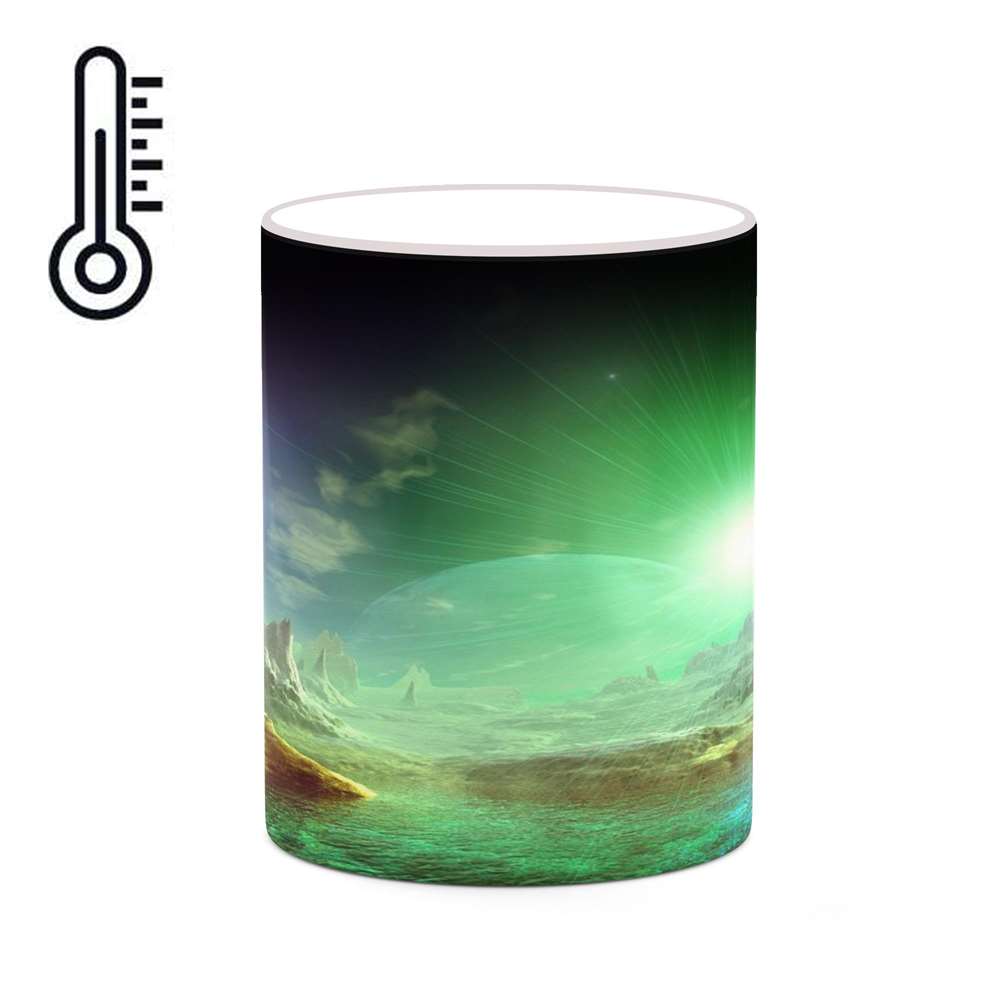 ماگ حرارتی کاکتی طرح منظره مدل mgh18199