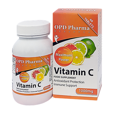 قرص ویتامین ث 1000 میلی گرم او پی دی فارما 60 عددی انقضا 2025/08