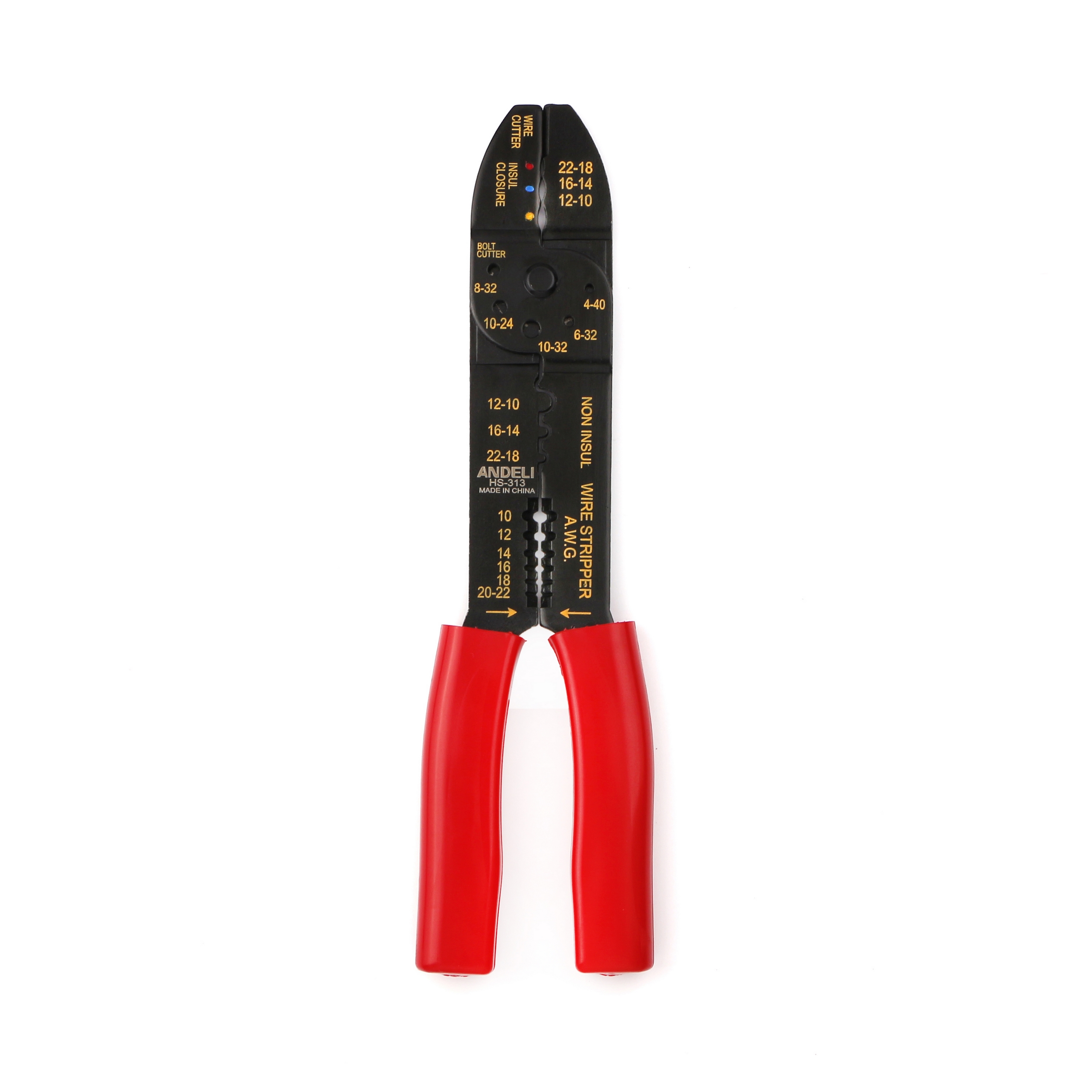 انبر سیم لخت کن آندلی مدل HS-313 سایز 8 اینچ