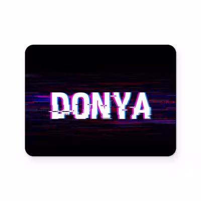 برچسب تاچ پد دسته پلی استیشن 4 ونسونی طرح Donya
