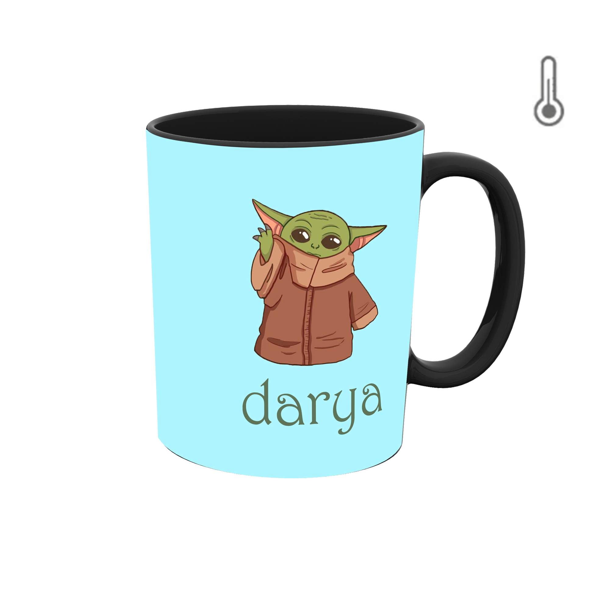 ماگ حرارتی طرح اسم دریا مدل بیبی یودا جنگ ستارگان