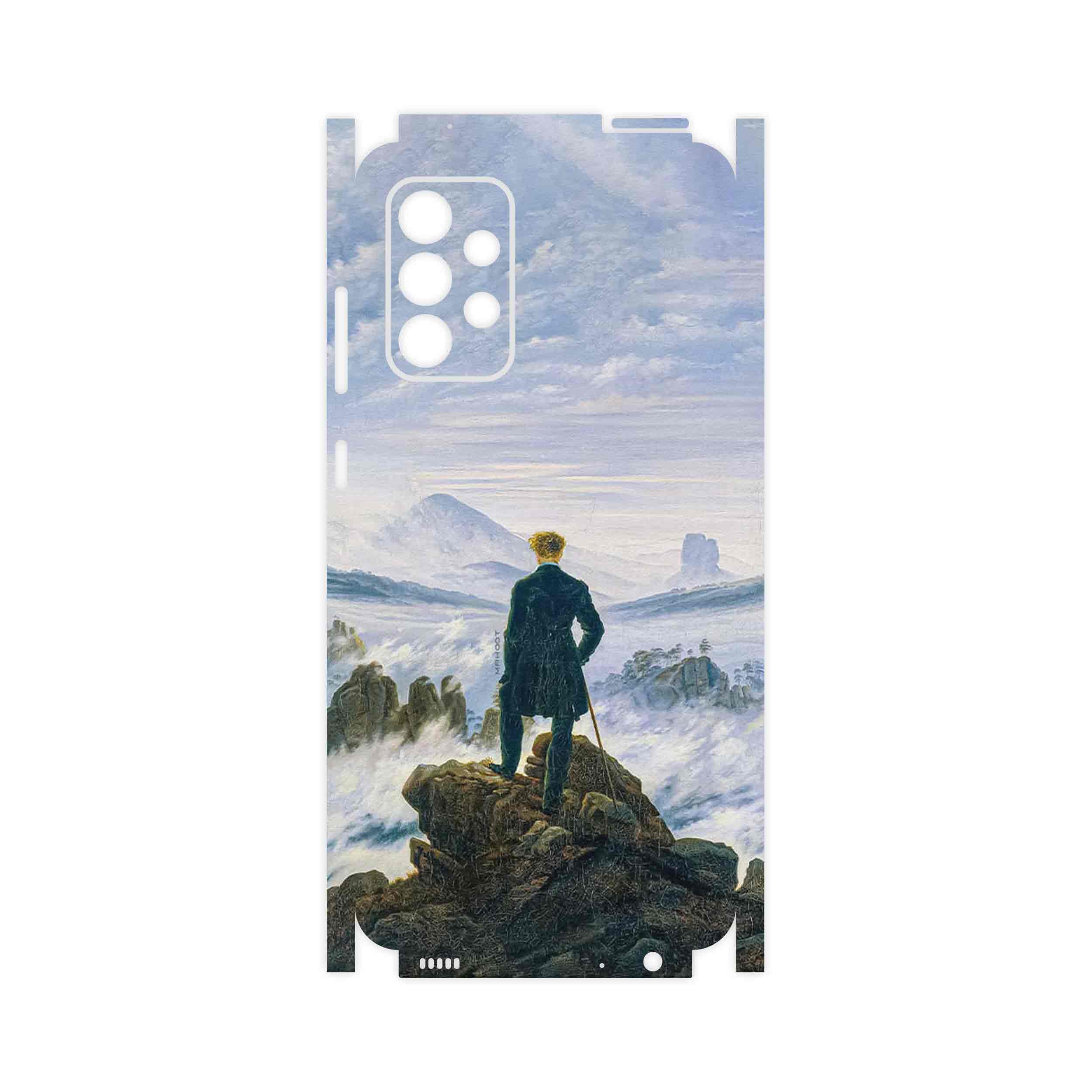 برچسب پوششی ماهوت مدل Wanderer above the Sea of Fog-FullSkin مناسب برای گوشی موبایل سامسونگ Galaxy A72