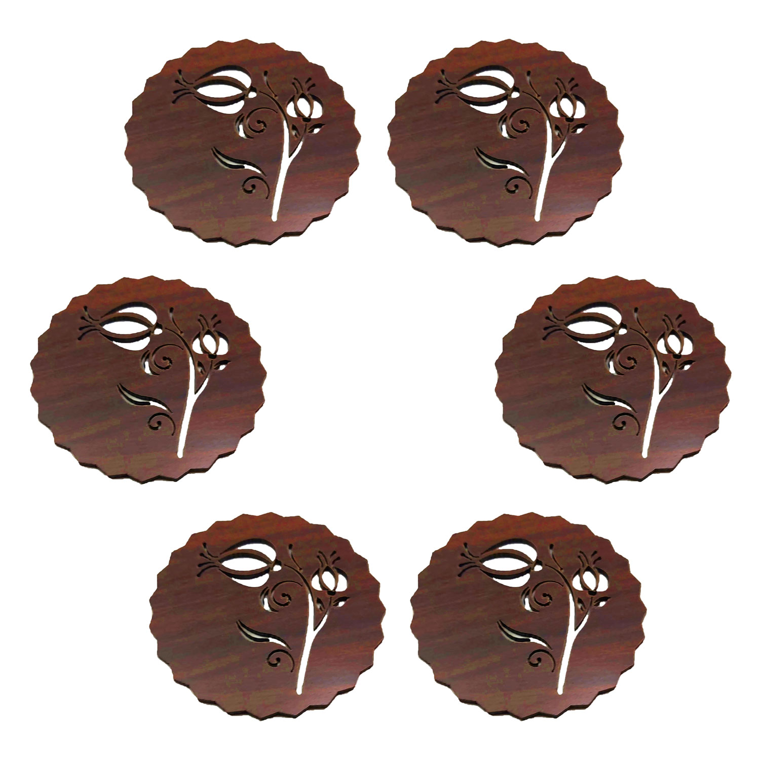 زیر لیوانی مدل U105 بسته 6 عددی