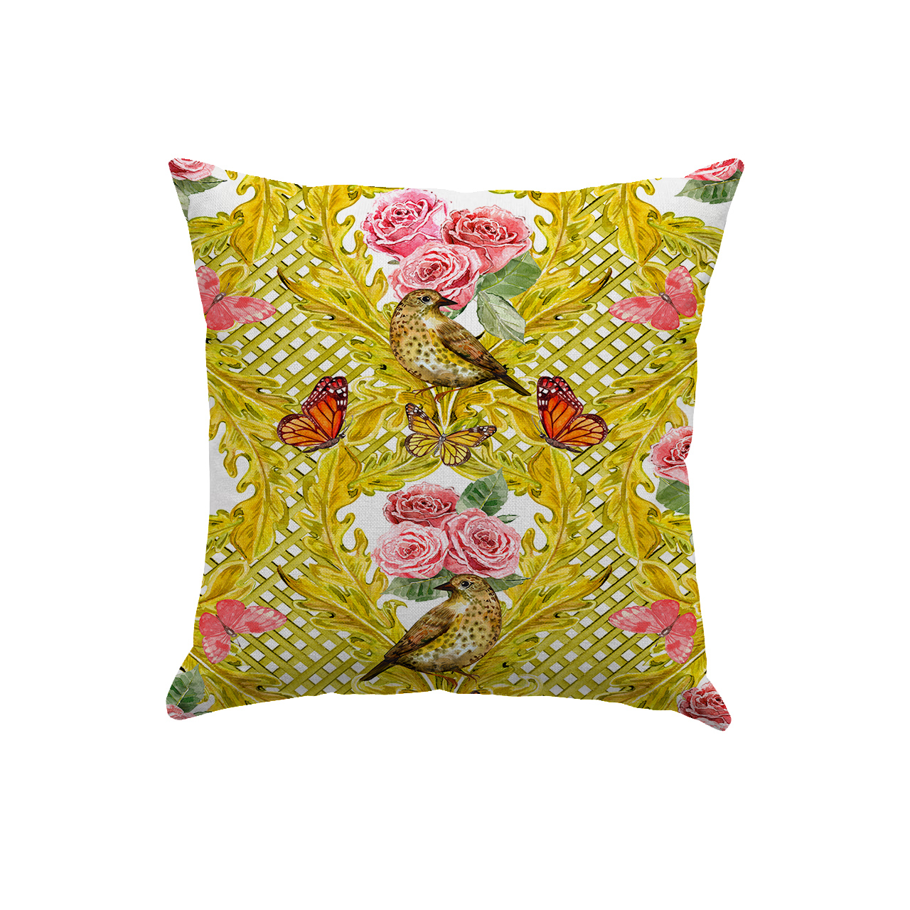 کاور کوسن طرح پرنده کد 5120