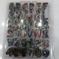 حروف و اعداد کیک پزی قالب