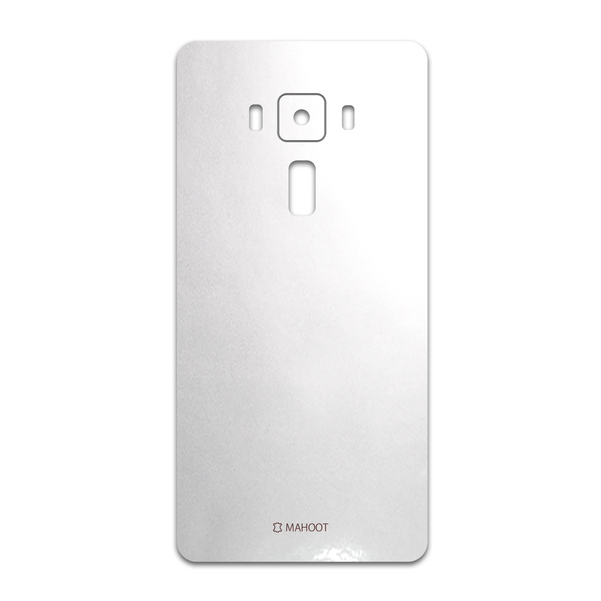 برچسب پوششی ماهوت مدل Metallic-White مناسب برای گوشی موبایل ایسوس Zenfone 3 Deluxe ZS570KL