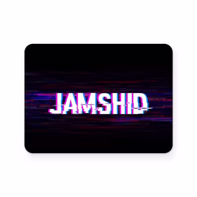 برچسب تاچ پد دسته بازی پلی استیشن 4 ونسونی طرح Jamshid