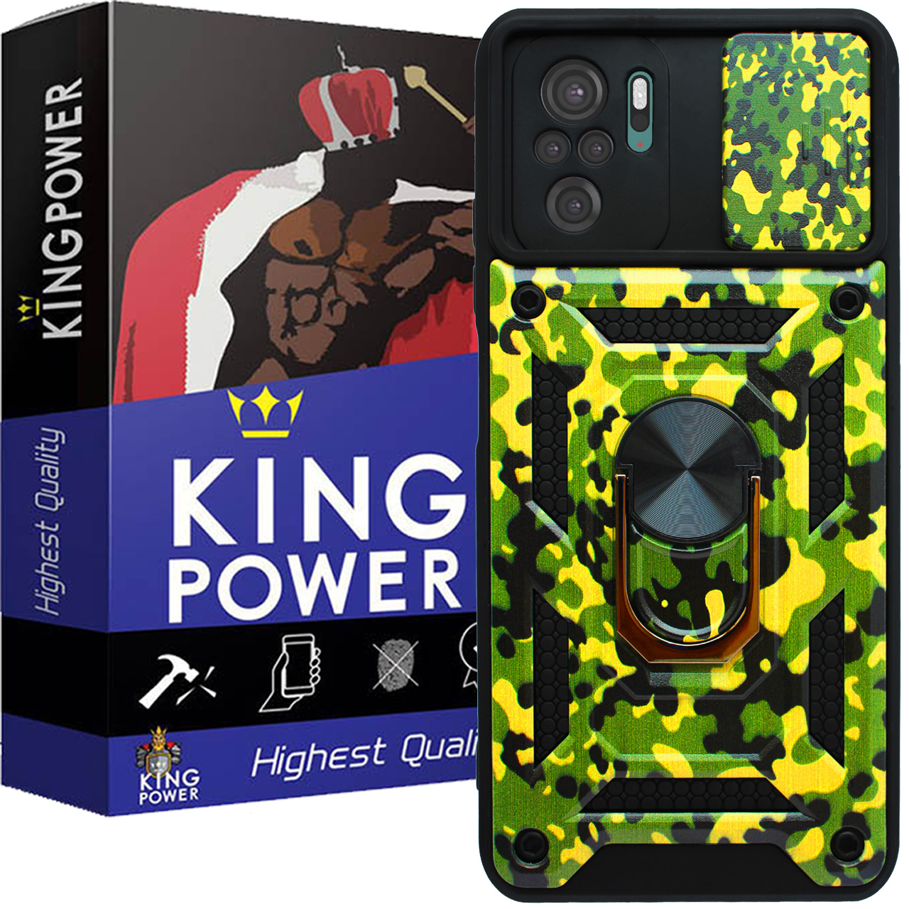 کاور کینگ پاور مدل AK17 مناسب برای گوشی موبایل شیائومی Redmi Note 10 4G / Note 10S