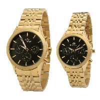 ست ساعت مچی عقربه ای زنانه و مردانه الگانس مدل AE511GL