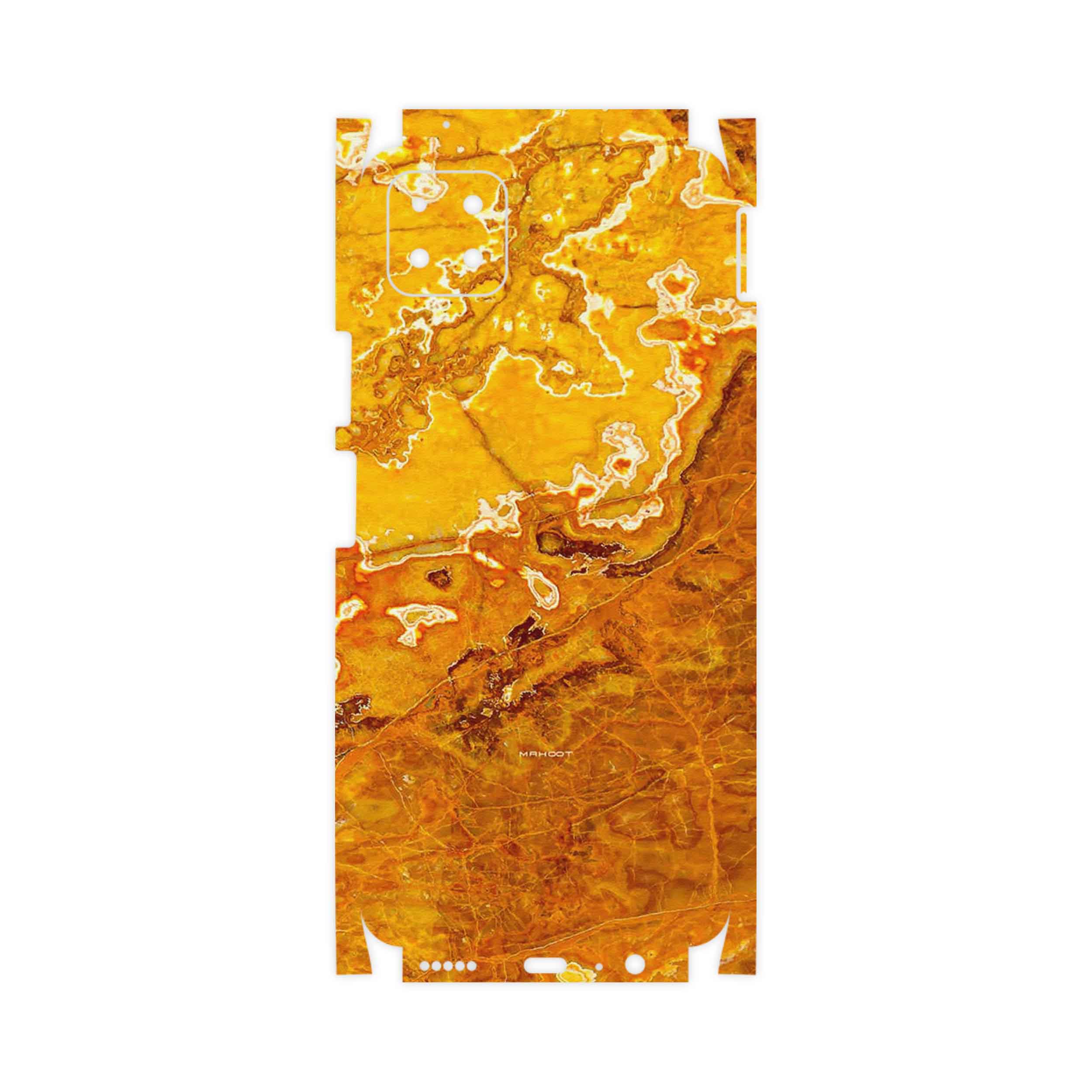 برچسب پوششی ماهوت مدل Gold Marble-FullSkin مناسب برای گوشی موبایل هوآوی Nova Y60