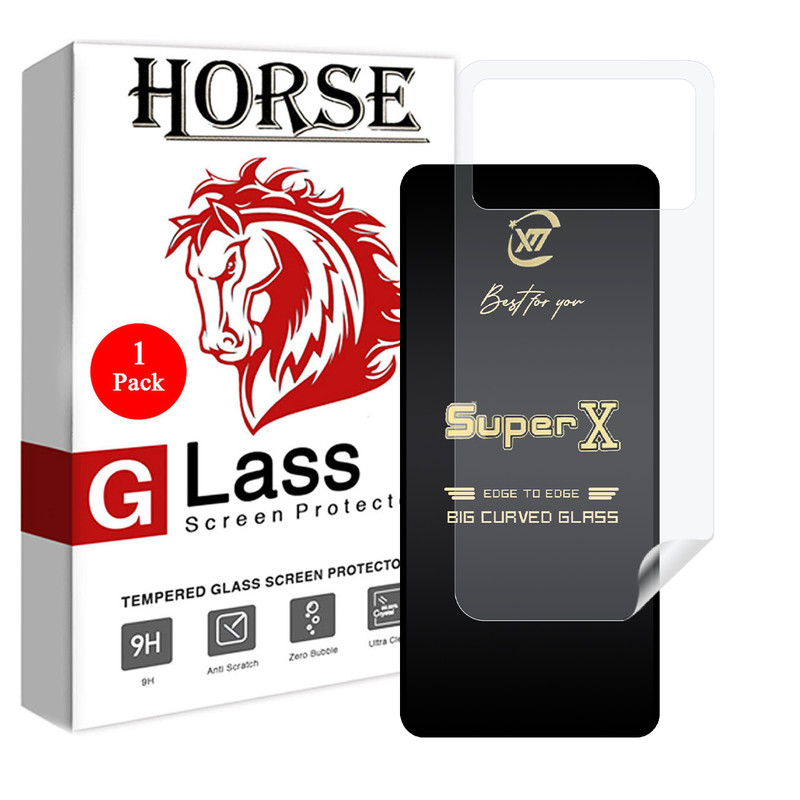 محافظ صفحه نمایش هورس مدل 2SXN مناسب برای گوشی موبایل شیائومی Poco M3 4G به همراه محافظ پشت گوشی | کالا برتری