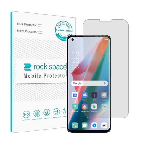 گلس اوپو Find X3 Pro مدل نانو هیدروژل پرایوسی برند راک اسپیس کد 20993S