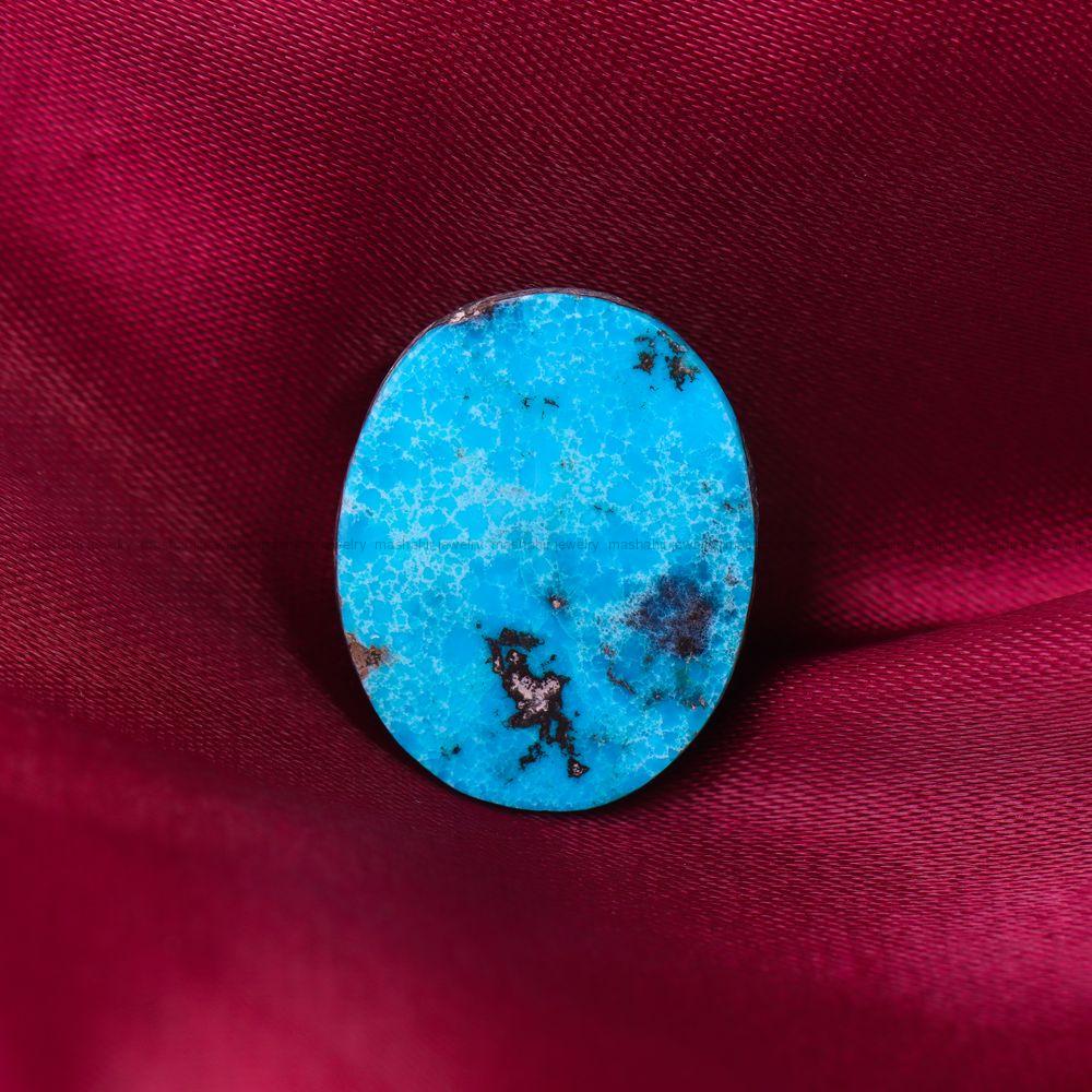 نگین فیروزه شجری کد 11976 - جواهری مشاهیر