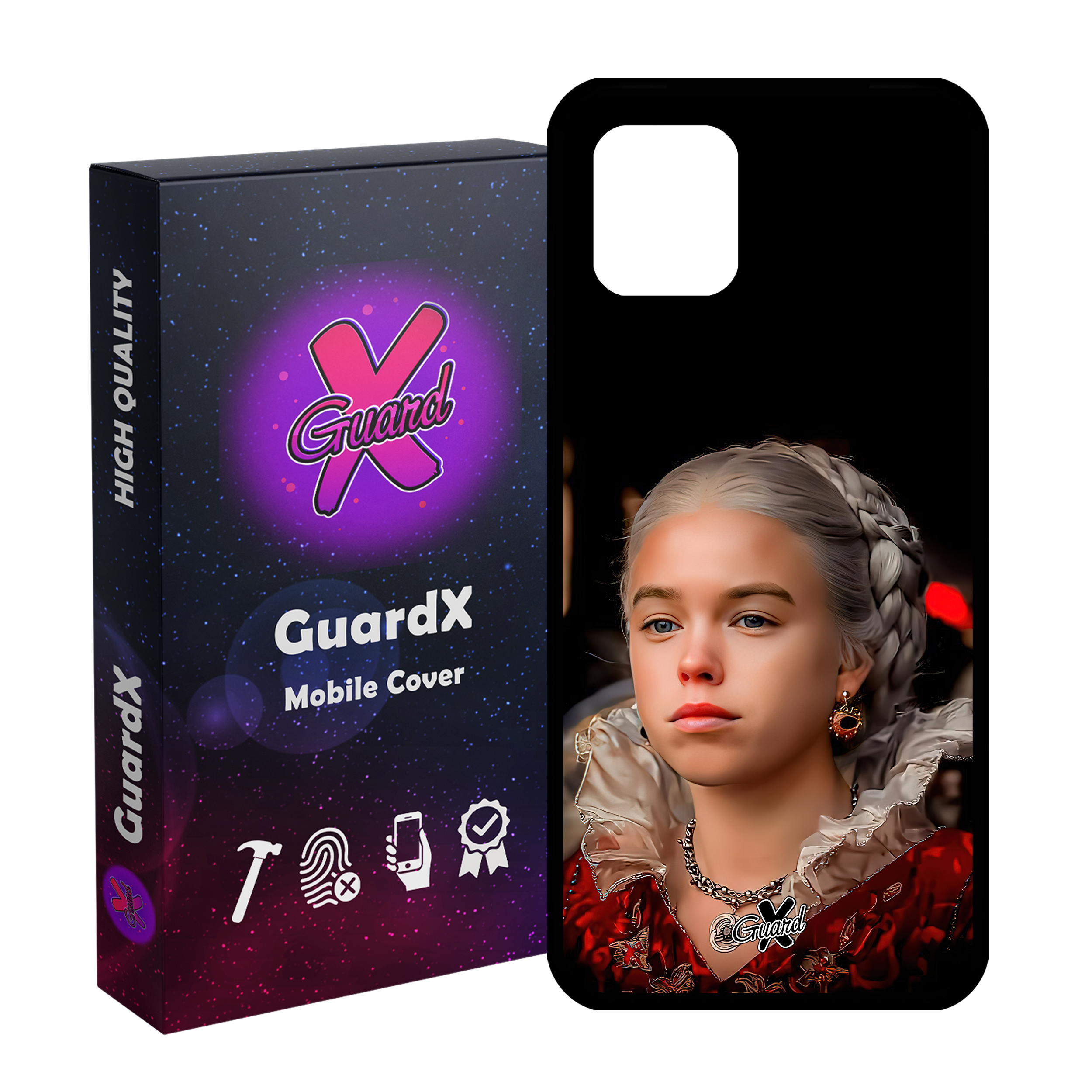 کاور گارد ایکس طرح خاندان اژدها مدل Glass10493 مناسب برای گوشی موبایل سامسونگ Galaxy Note 10 Lite / A81