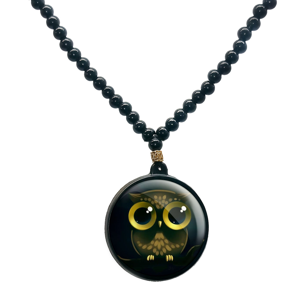 گردنبند پرمانه طرح حیوانات کیوت کد pmd.21378 مدل دو طرفه