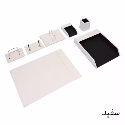 ست لوازم اداری رومیزی مدل S147 مجموعه 7عددی