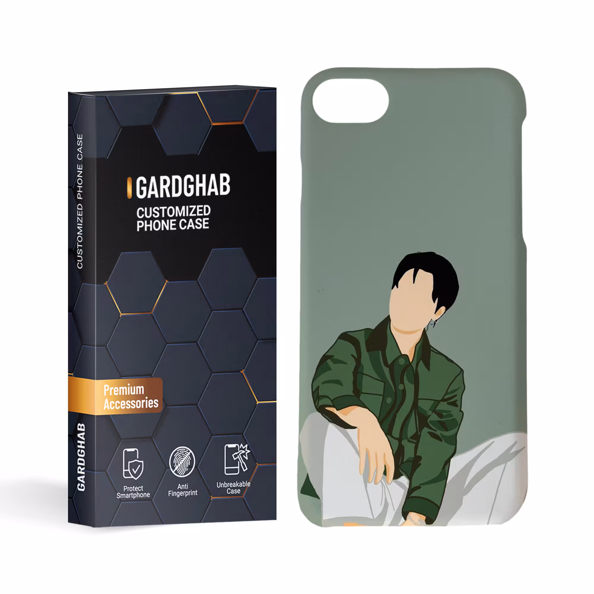 کاور گارد قاب مدل پسرانه مناسب برای گوشی موبایل اپل iphone 7 / 8 / se2020