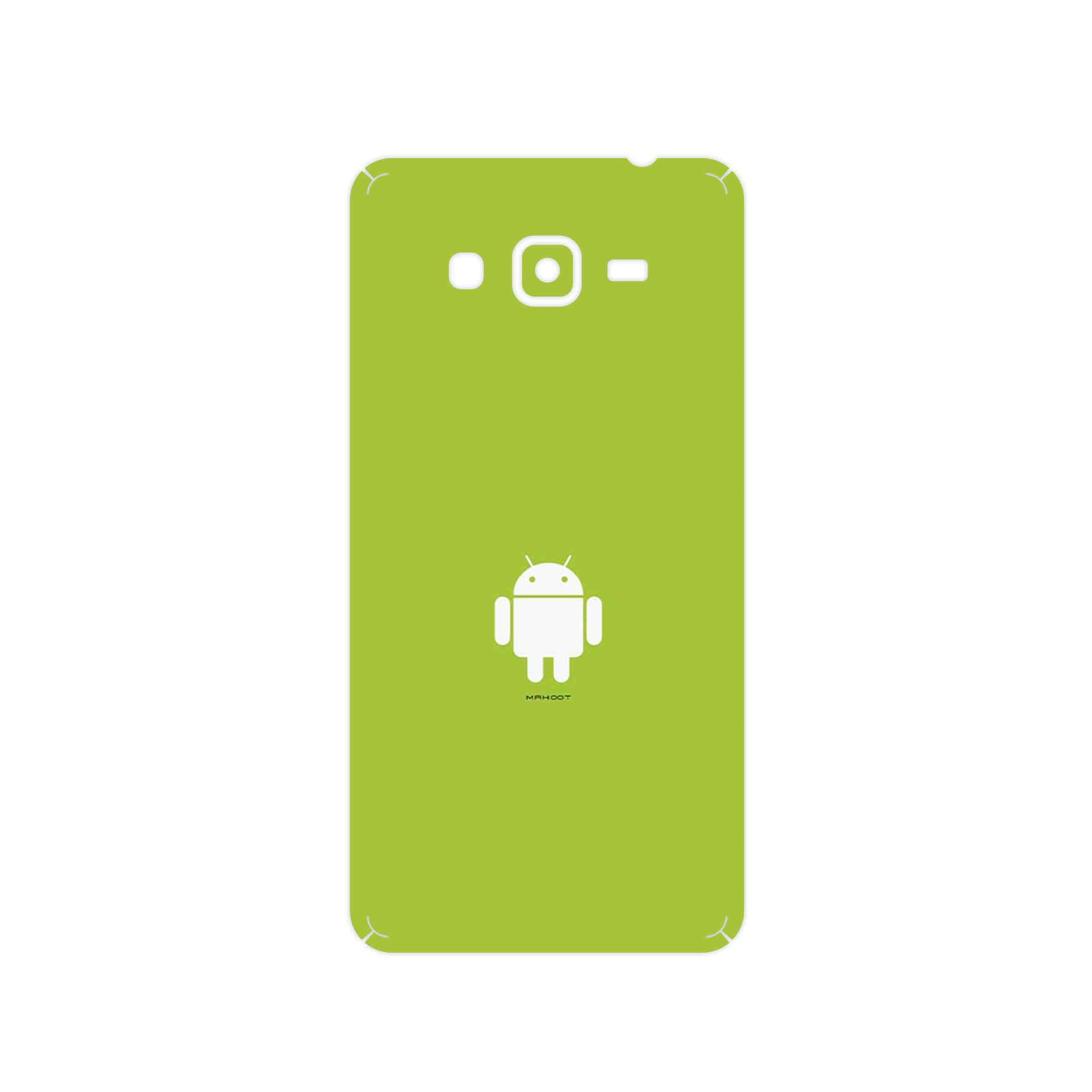 برچسب پوششی ماهوت مدل Andorid مناسب برای گوشی موبایل سامسونگ Galaxy Grand Prime