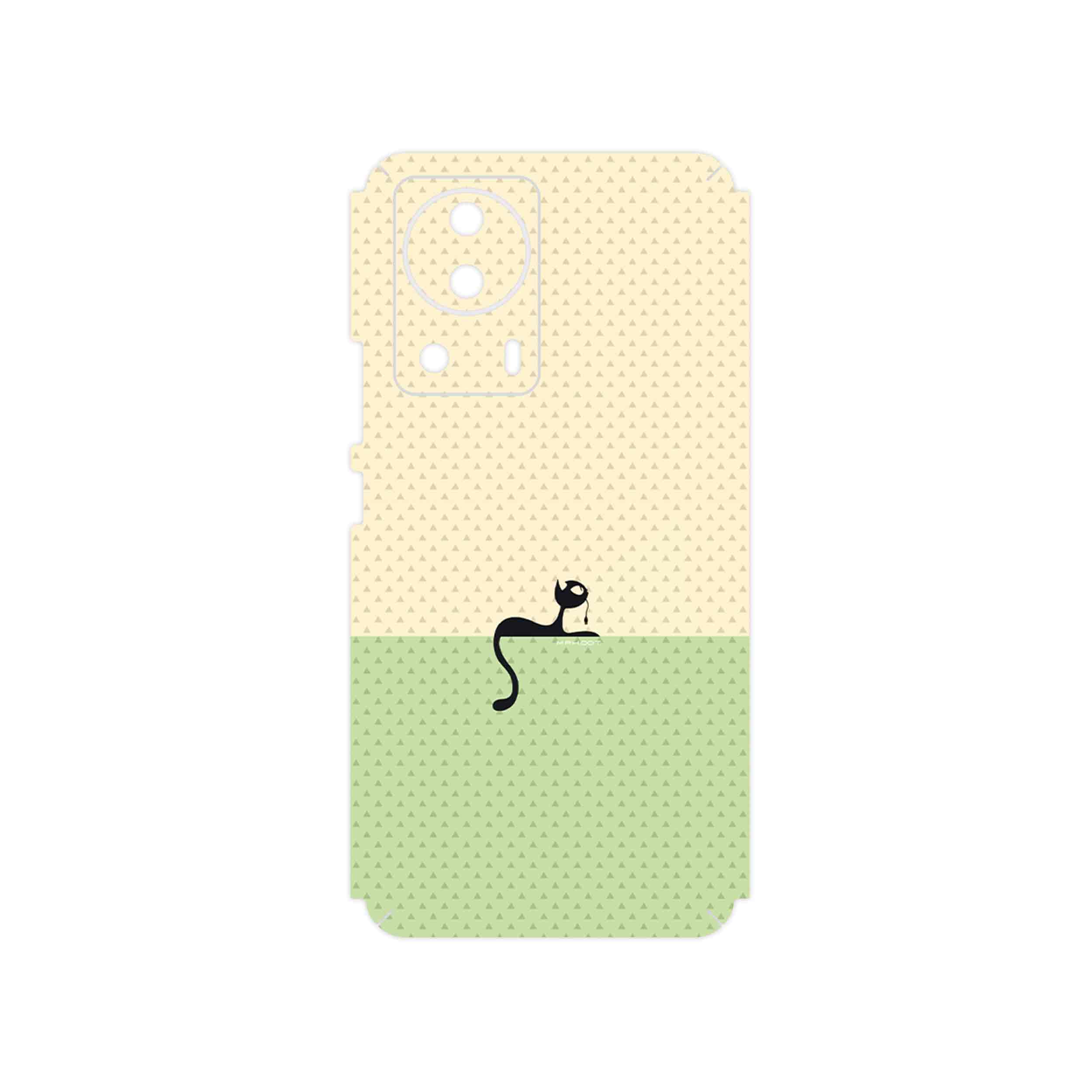 برچسب پوششی ماهوت مدل Minimal Internet Cat Icon مناسب برای گوشی موبایل شیائومی 13 Lite