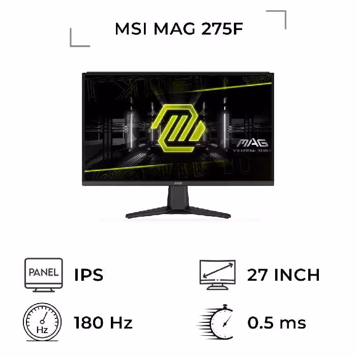 مانیتور گیمینگ ام اس آی مدل MAG 275F سایز 27 اینچ