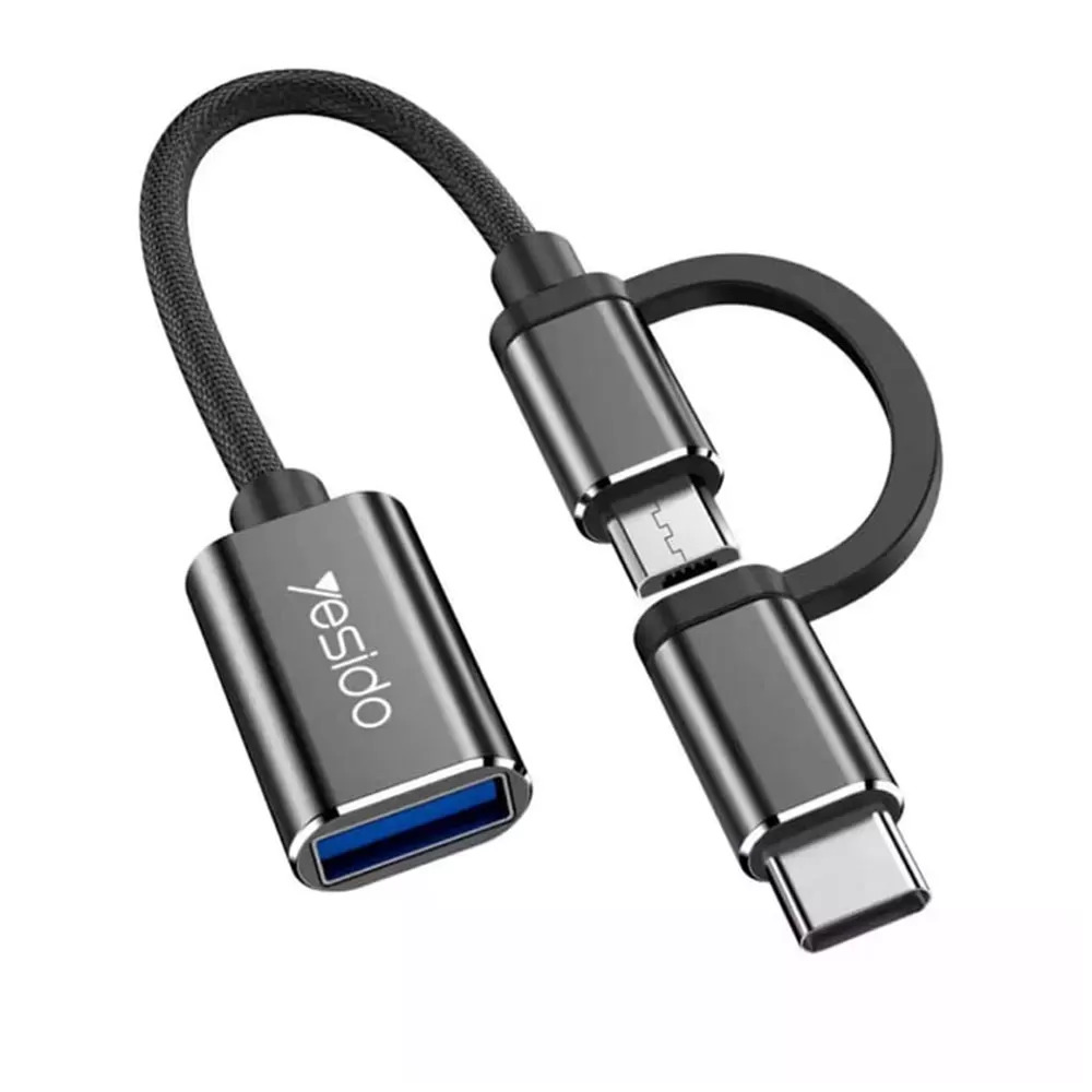مبدل  OTG USB-C به microUSB یسیدو مدل GS02