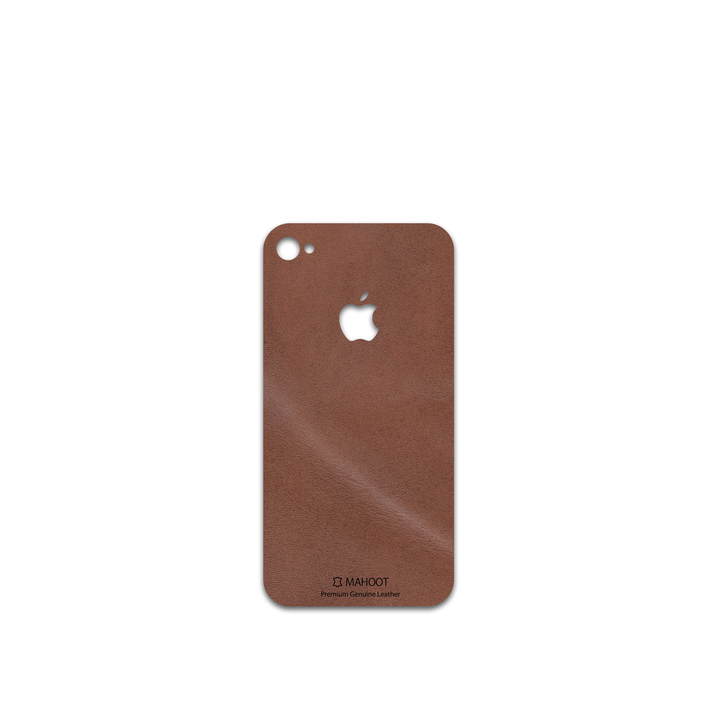 برچسب پوششی ماهوت مدل Matte-Natural-Leather مناسب برای گوشی موبایل اپل iPhone 4s