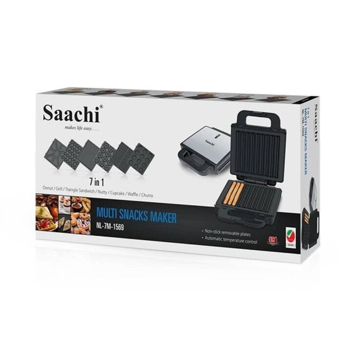 ساندویچ ساز 7کاره کیفیت عالی ساچی مدل NL-7M-1569 

