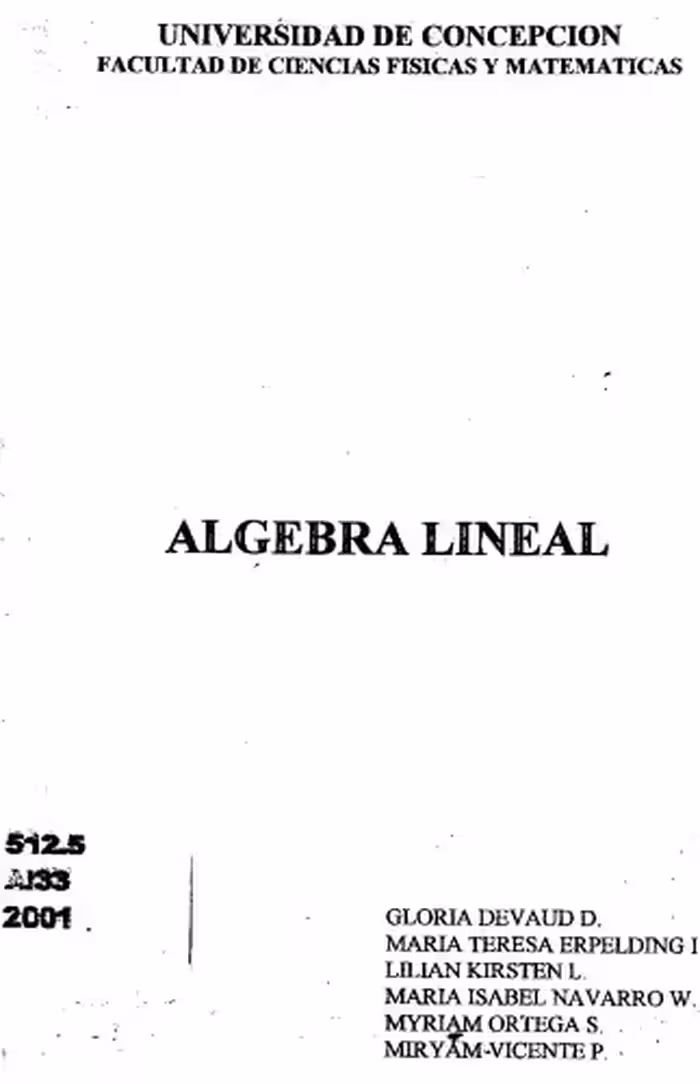 خرید و دانلود نسخه کامل کتاب Algebra lineal