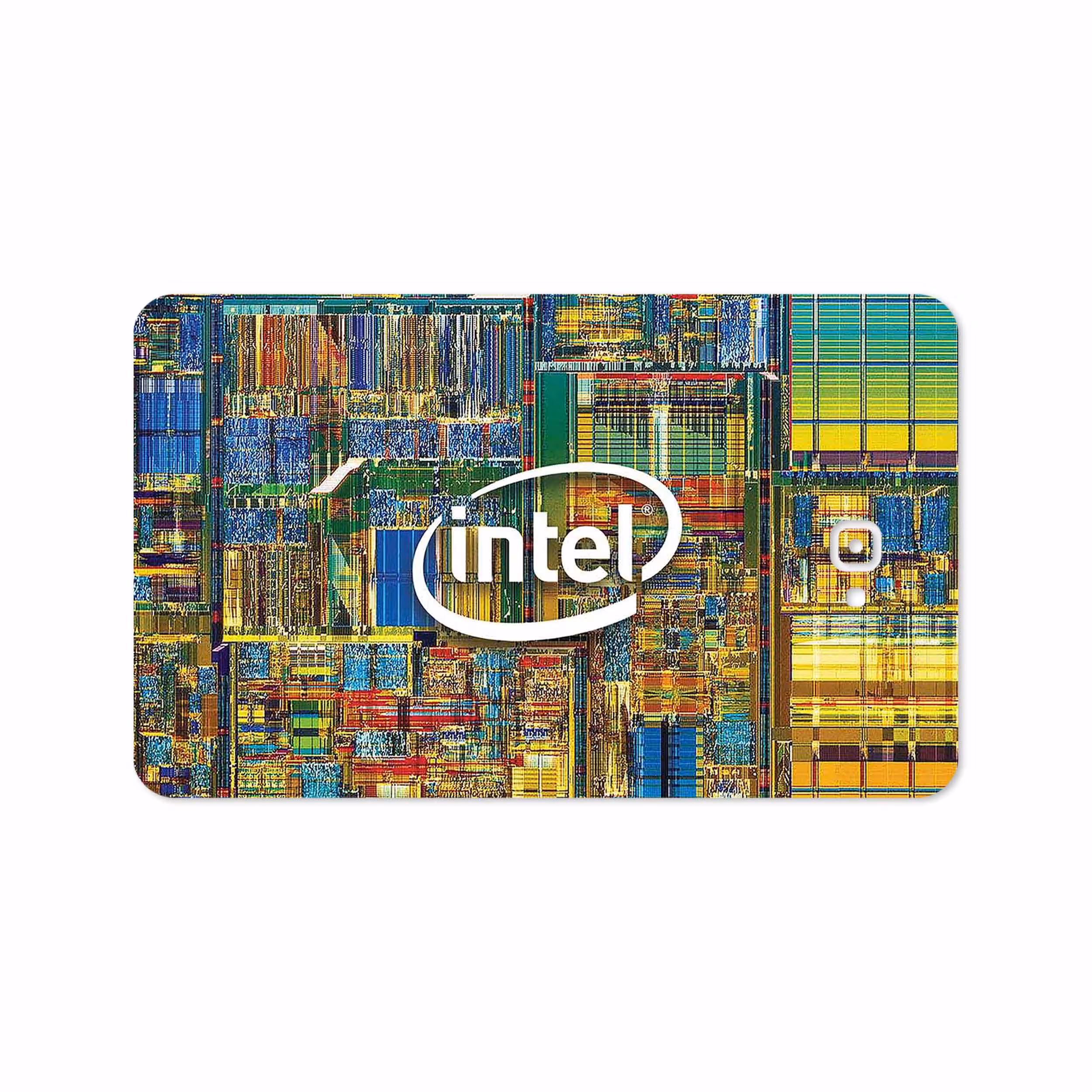 برچسب پوششی ماهوت مدل Intel Brand مناسب برای تبلت سامسونگ Galaxy Tab A 10.1 2016 T585