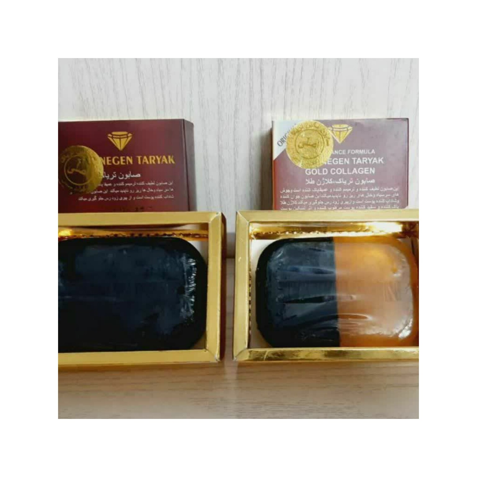  صابون (جوانساز وروشن کننده) کلاژن طلا(پک 12 تایی)