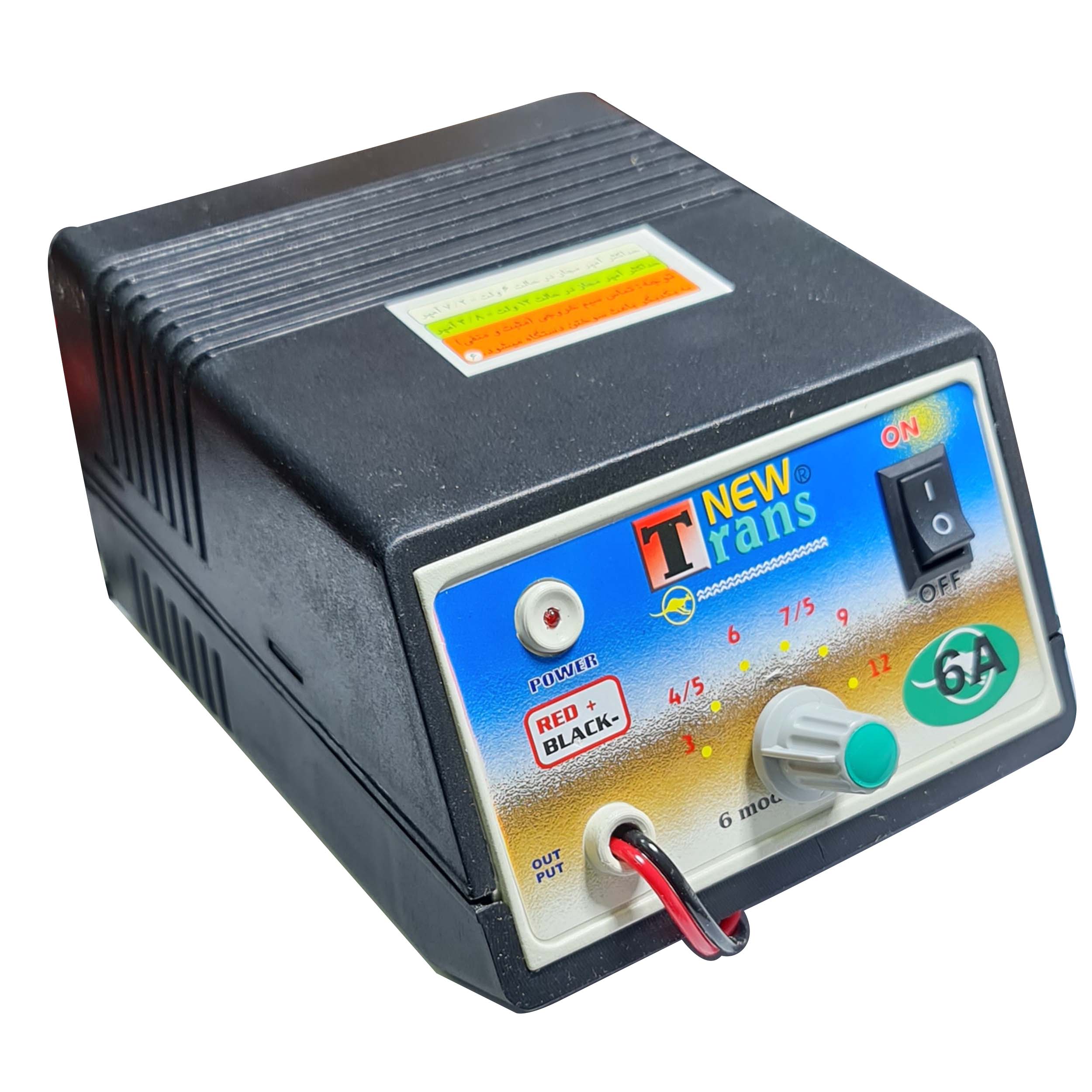 آداپتور 12 ولت 21 آمپر نیو ترانس مدل ولتاژ متغیر 40w-6
