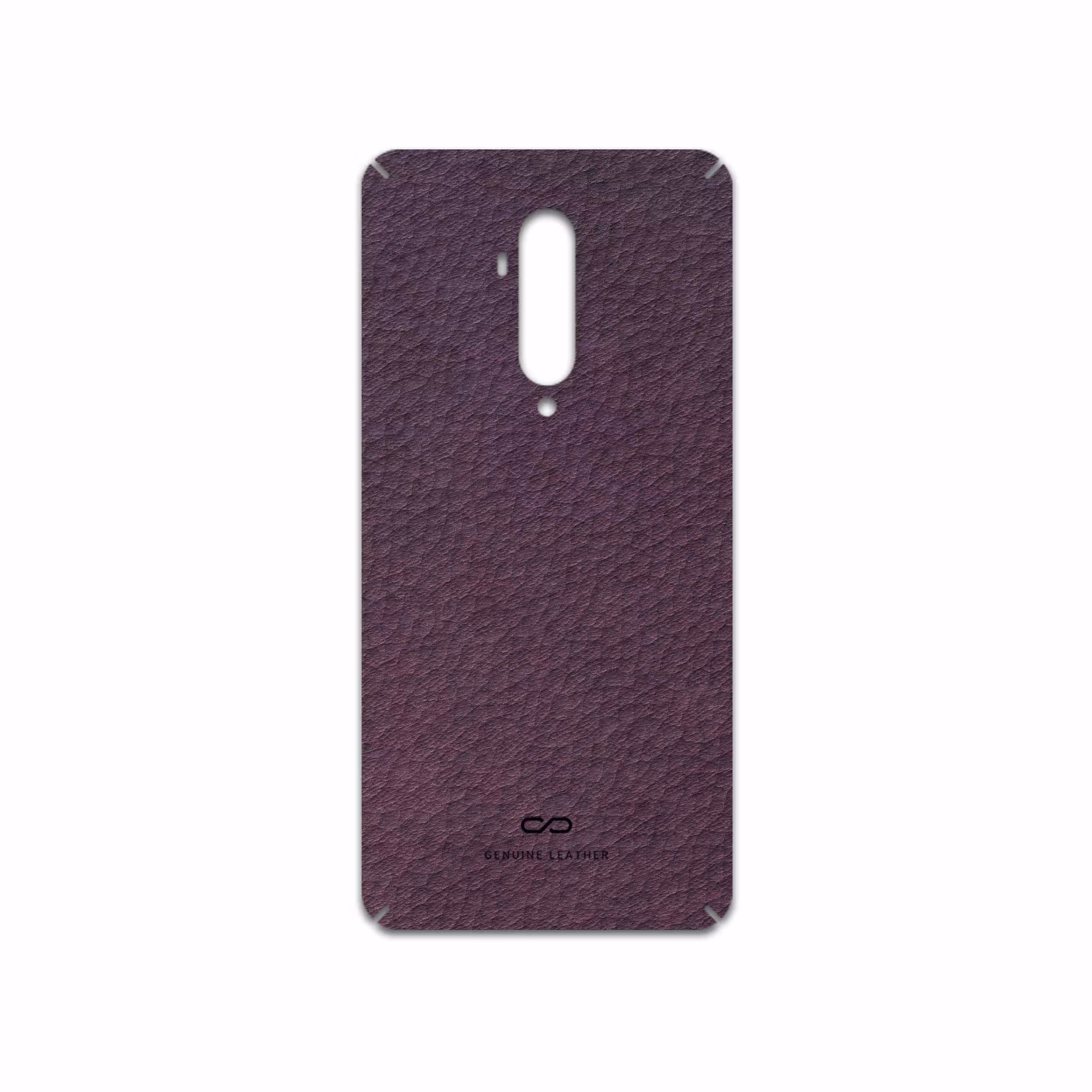 برچسب پوششی ماهوت مدل Purple-Leather مناسب برای گوشی موبایل وان پلاس 7T Pro