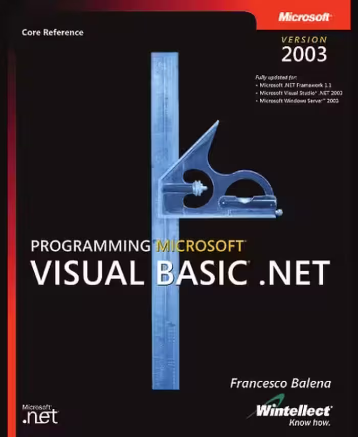 خرید و دانلود نسخه کامل کتاب Programming Microsoft Visual Basic .NET Version 2003 (Pro Developer)