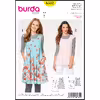 الگو خیاطی تاپ زنانه بوردا استایل کد 6532 سایز 34 تا 46 متد مولر
