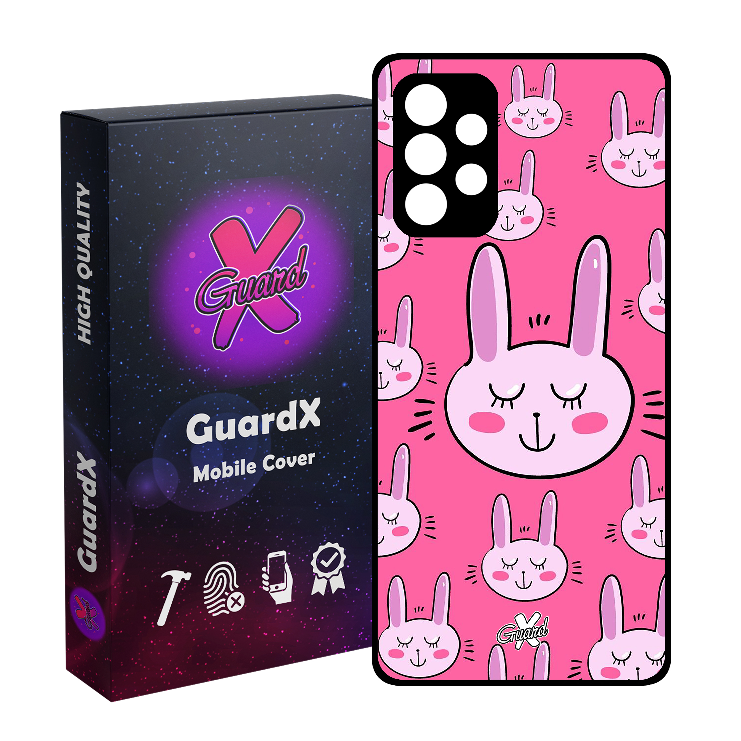 کاور گارد ایکس طرح Rabbit مدل Glass10135 مناسب برای گوشی موبایل سامسونگ Galaxy A32 5G