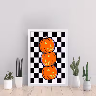 تابلو مدل Halloween هالووین کدS2910-w