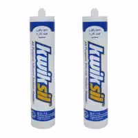 چسب سیلیکون کاسپین مدل Kwiksil حجم 300 میلی لیتر بسته 2 عددی