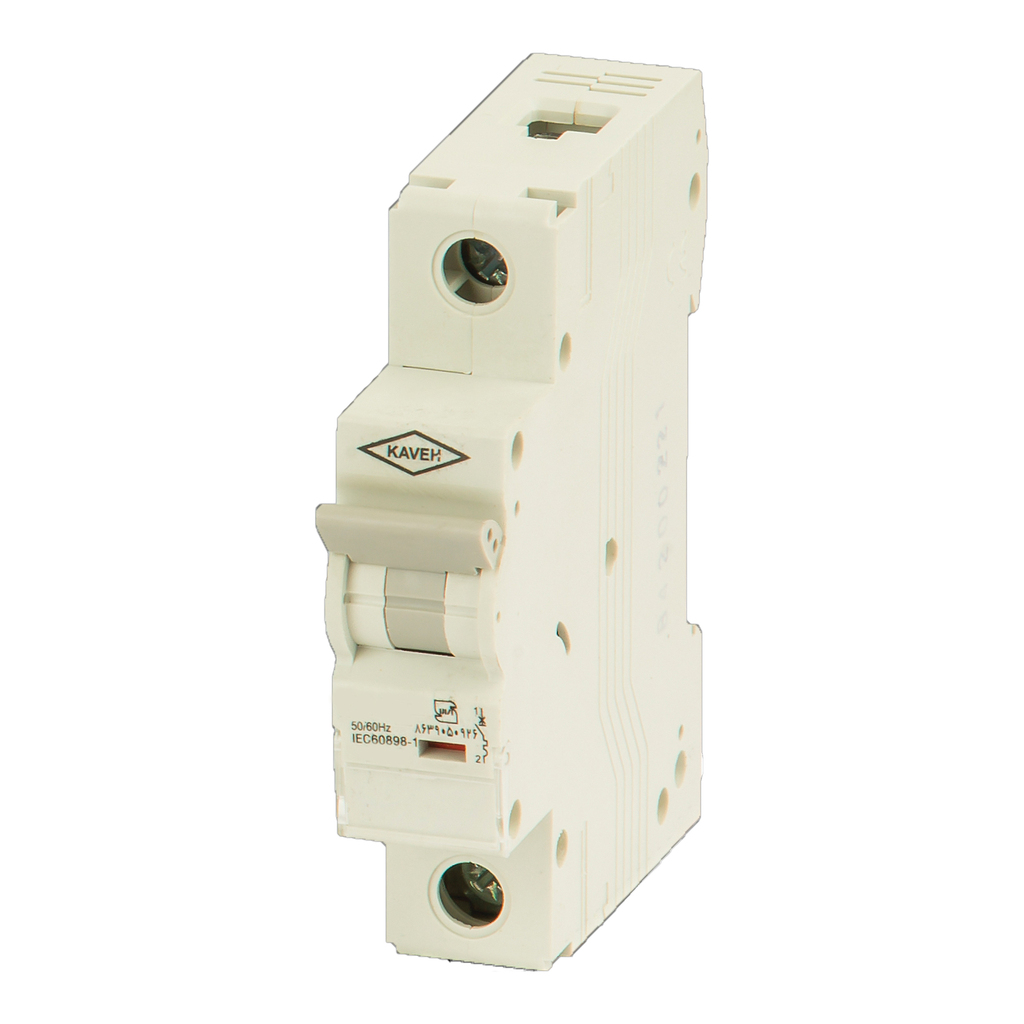 کلید مینیاتوری 32 آمپر تک فاز AC الکترو کاوه کد 32A-45KA-1P