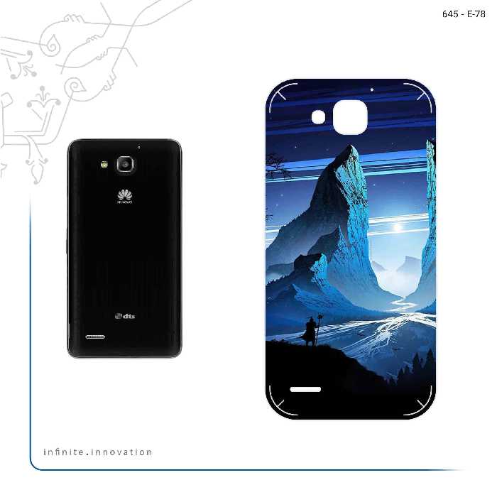 برچسب پوششی ماهوت مدل Blue Mountains Digital Art مناسب برای گوشی موبایل هوآوی Ascend G750