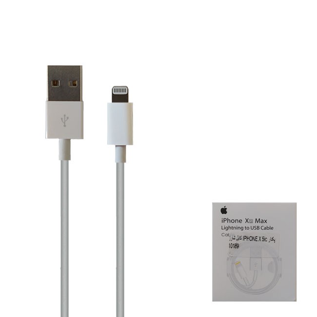 کابل تبدیل USB به لایتنینگ آیفون مدل X5ic-10189 طول 1 متر