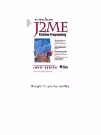 خرید و دانلود نسخه کامل کتاب Wireless J2ME Platform Programming