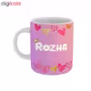 ماگ طرح تک شاخ مدل روژا