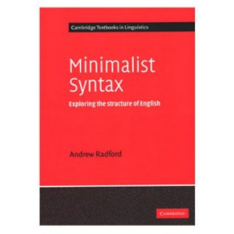 Minimalist Syntax کتاب