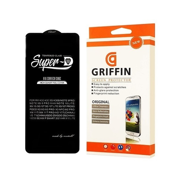 محافظ صفحه نمایش گریفین مدل Super D مناسب برای گوشی موبایل اپل IPhone 12 Pro Max | کالا برتری